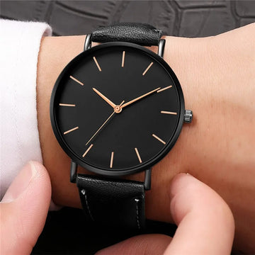 Simple Ultra Thin Men's Watch Top Brand Fashion Analog Quartz